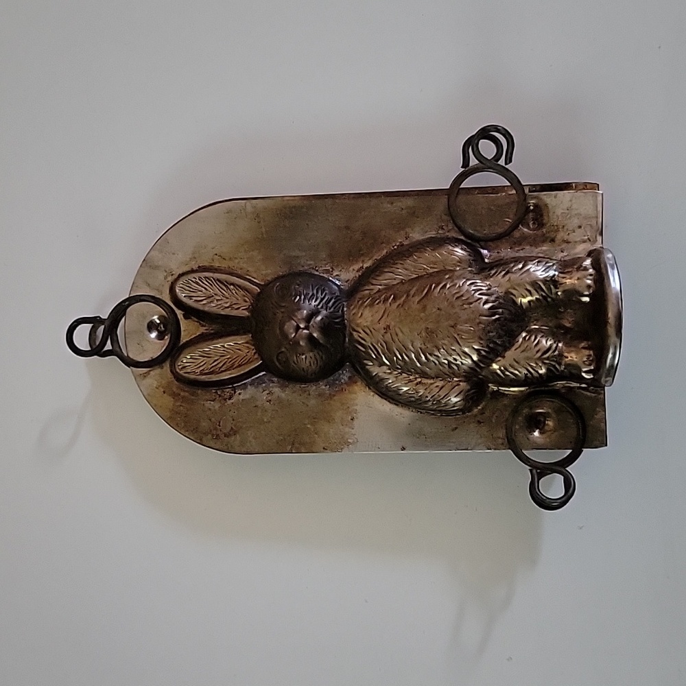 Vintage metal chocolate mold